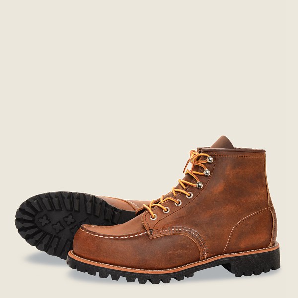 Heritage Støvler Herre - Red Wing Roughneck - 6-Inchr Rough & Tough Læder - Brune - RMNGPK-840